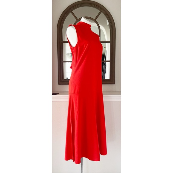 Victoria Beckham Back Tie Midi Shift Dress, Size UK12, US8 EXCELLENT! - Picture 8 of 16